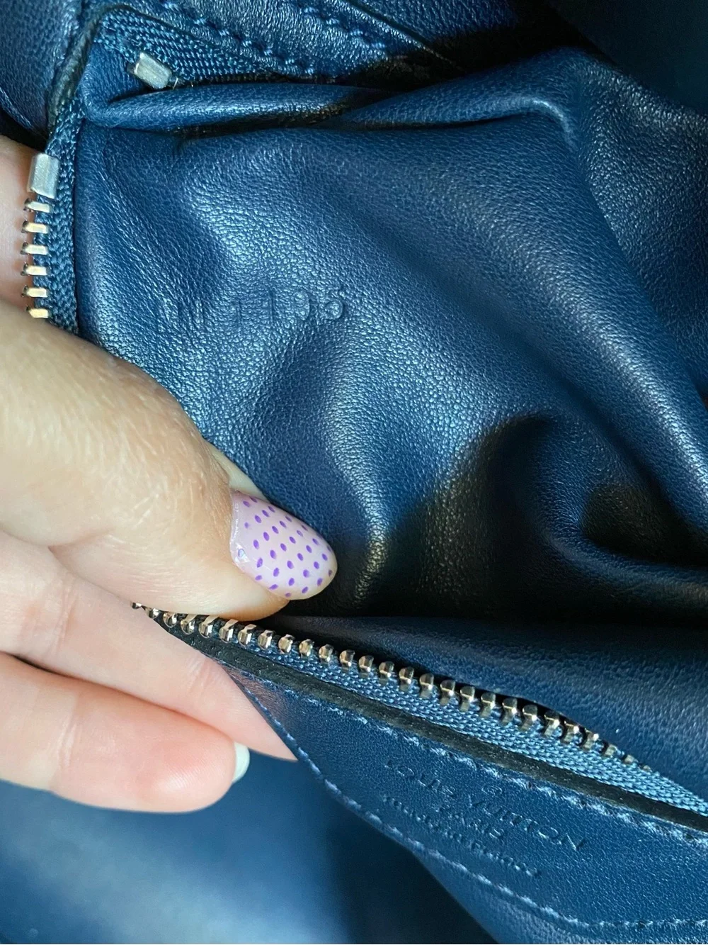 Louis Vuitton Custom Milaris Blue and Yellow Calfskin Top Handle Bag